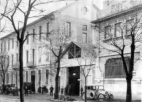 1916 年都灵但丁大道的菲亚特工厂